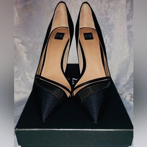 ZAC POSEN VALERIAN D’ORSAY BLACK STILETTO PUMPS SZ 10 MED NEW/BOX